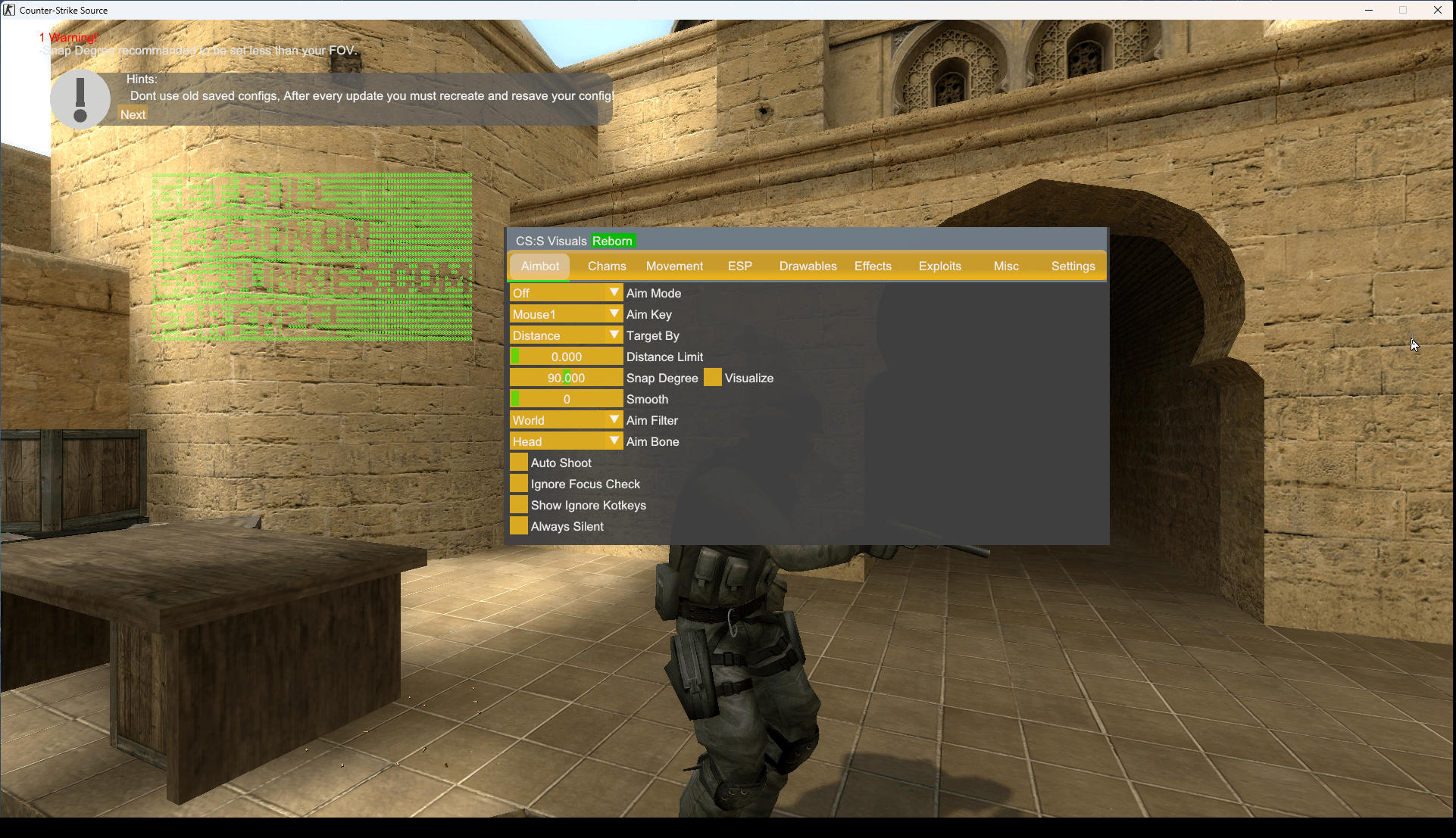 VisualsReborn Legit Cheat For CS Source