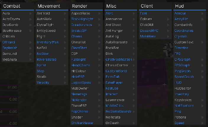 Cheats for Minecraft
