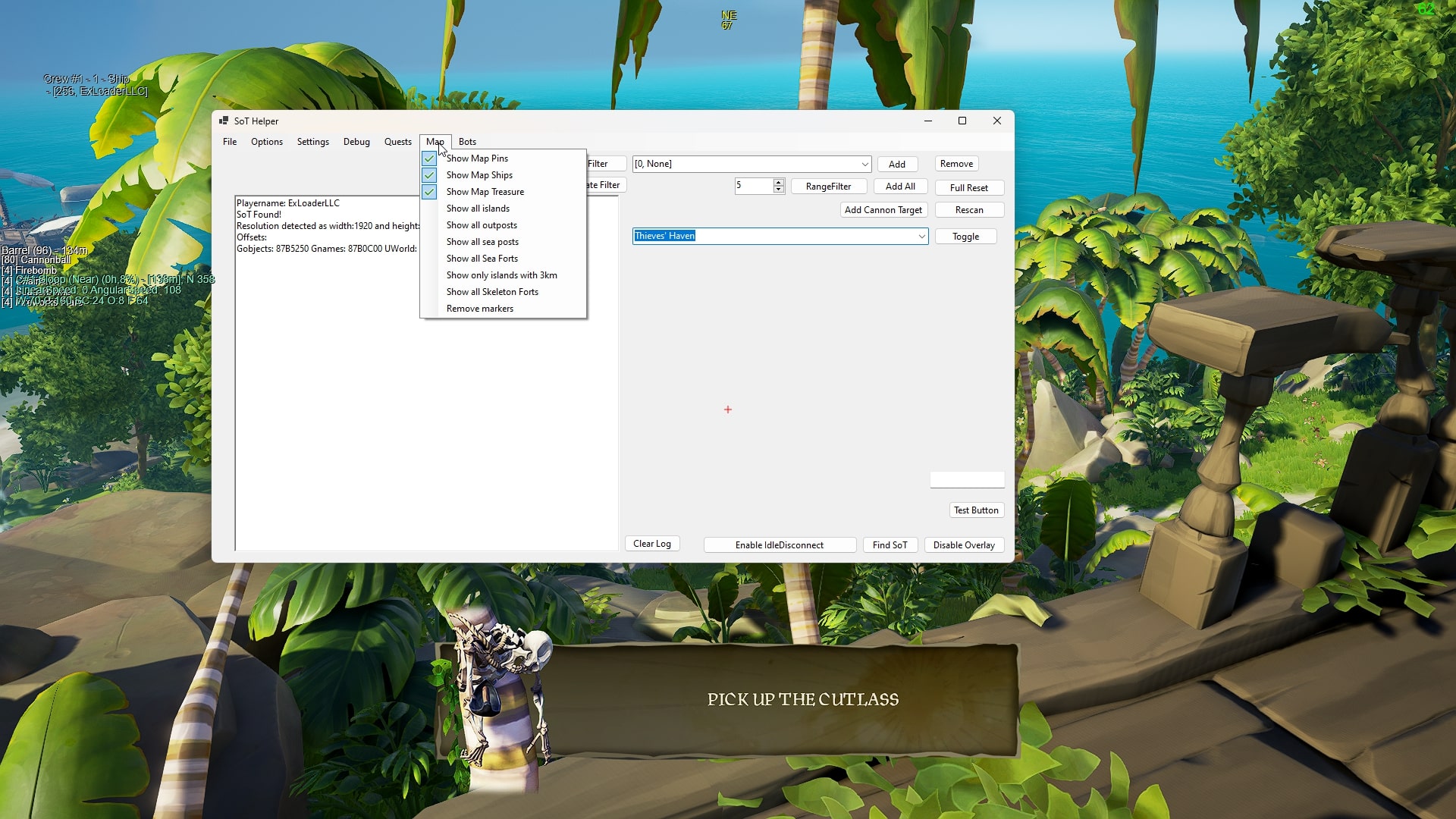 Cheats for Sea of Thieves
