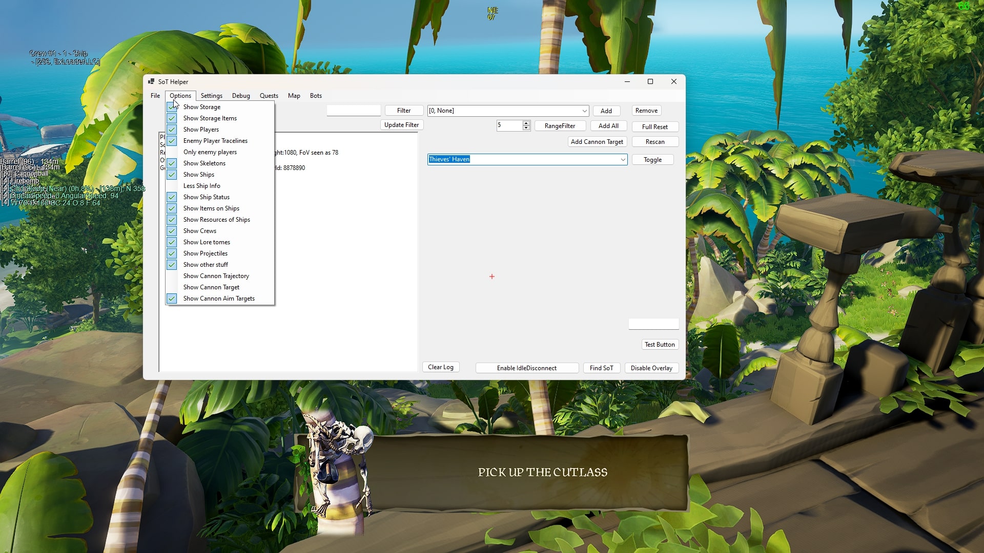 Cheats for Sea of Thieves