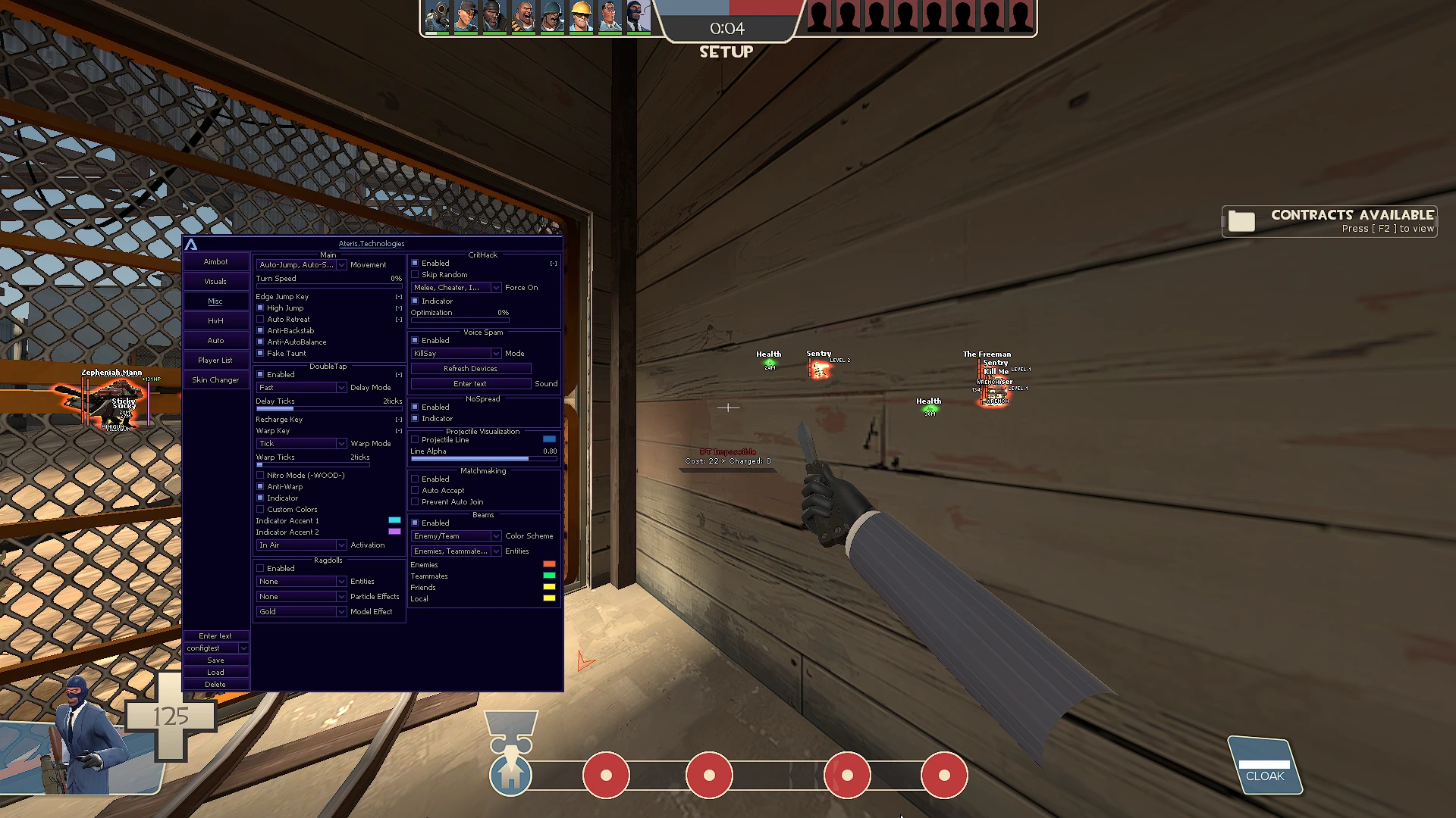 Ateris - Il più grande cheat rage per TF2 (Visuals, Aimbot, CFG)
