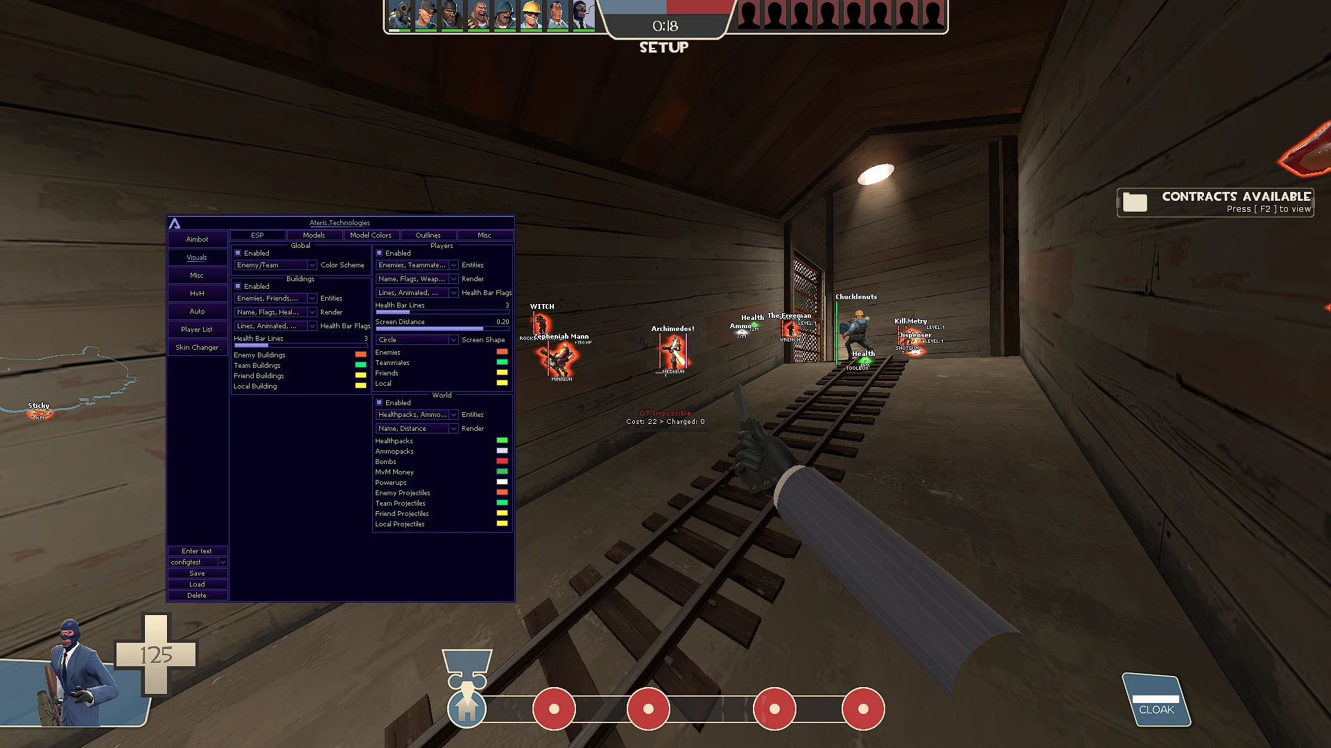Ateris - Il più grande cheat rage per TF2 (Visuals, Aimbot, CFG)