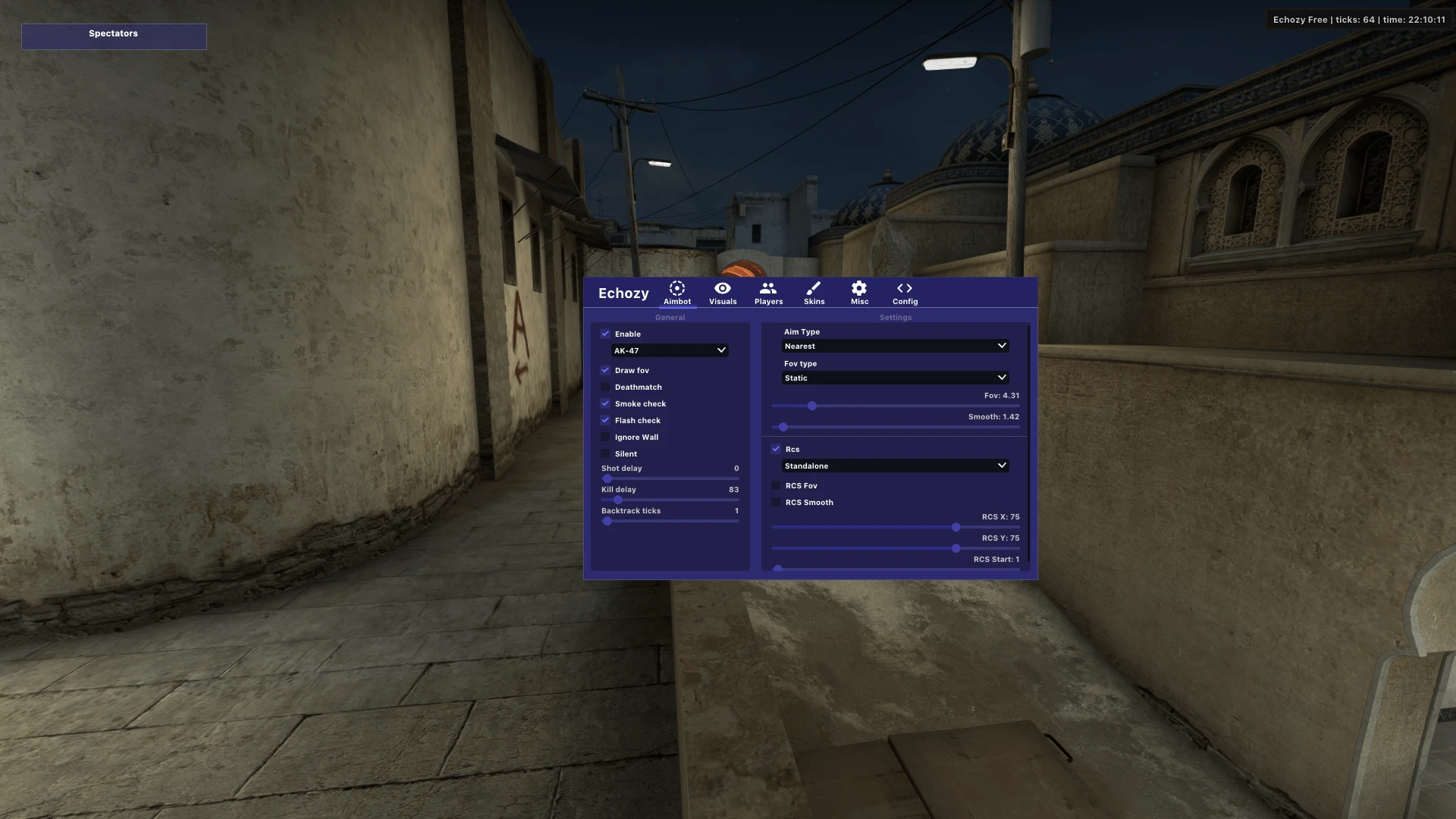 Echozy - fajny legit cheat do CSGO