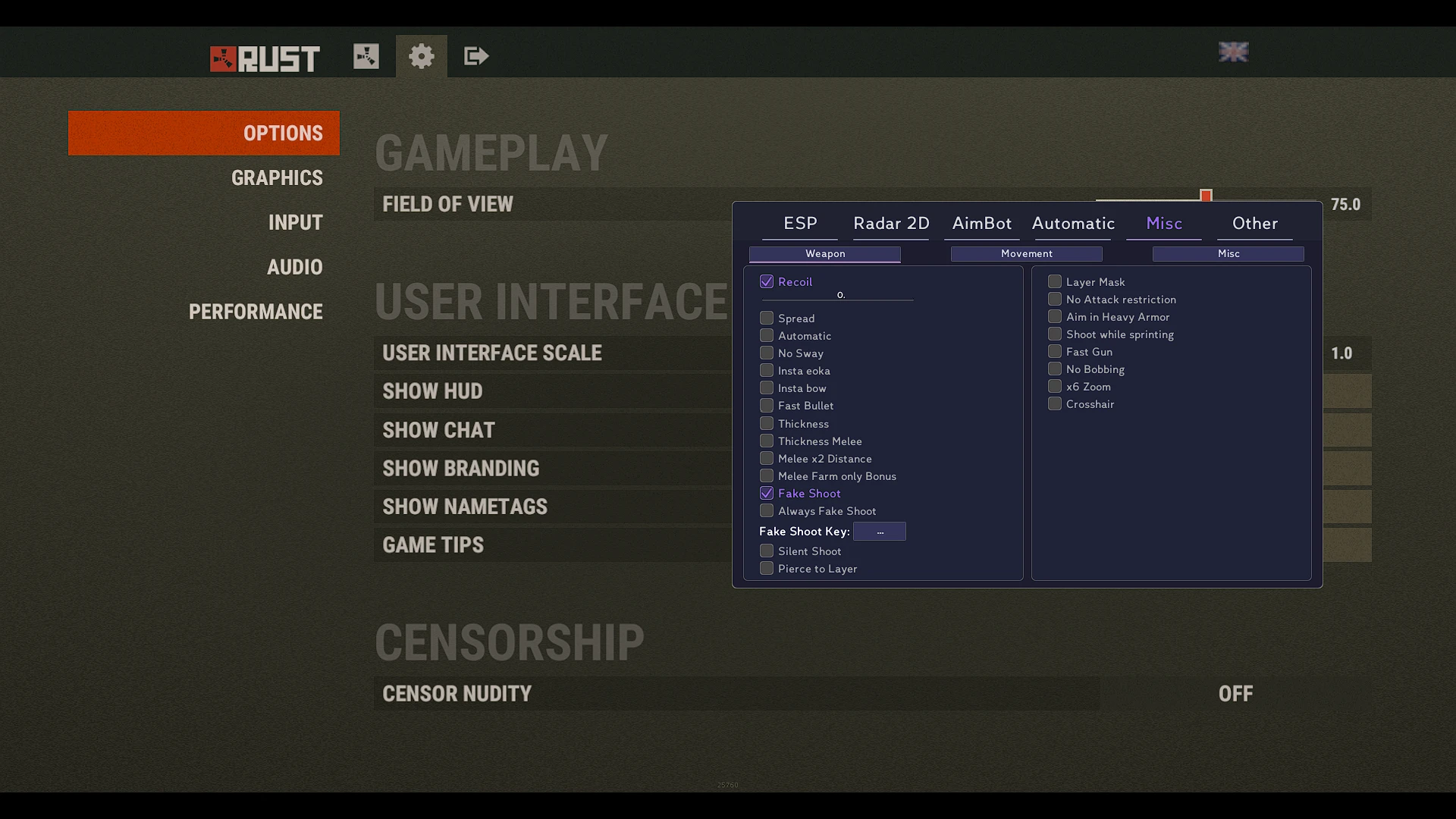 LastDesirePro - Radarhack, SilentAim, ESP per vecchio Rust