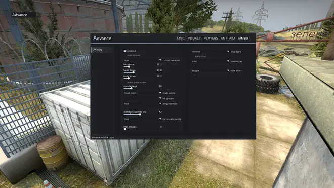 Advance.Tech - Cheat Semi-rage para CSGO