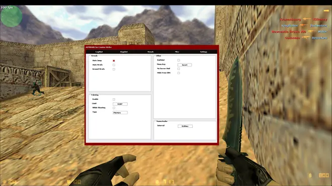 AimWarik - Legitbot, Ragebot, Visual, Misc hack para CS 1.6 | steam_legacy