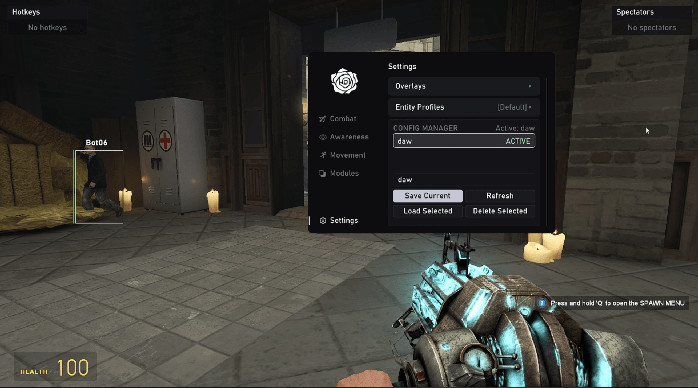 Aqueline - FREE External x64 Garry's Mod cheat