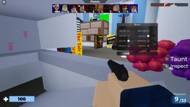 Arsenal - Kostenlose Roblox Cheats (Aimbot, TriggerBot, Bhop) | AdvancedTech - BerTox