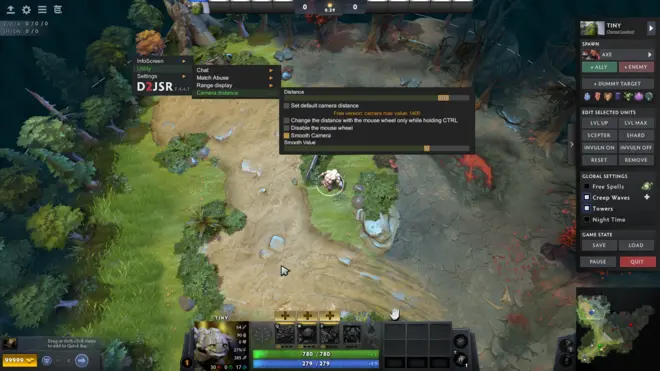 D2JSR - Kostenloser Maphack und Cheat für Dota 2