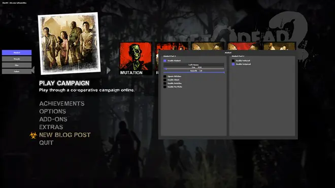 Dunt0 - Cheat gratuito para Left 4 Dead 2 (WH + Aimbot)