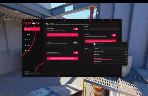 ExHack - Download free cheat for CS 2 (Skinchanger, Aimbot, Wallhack, CFG)