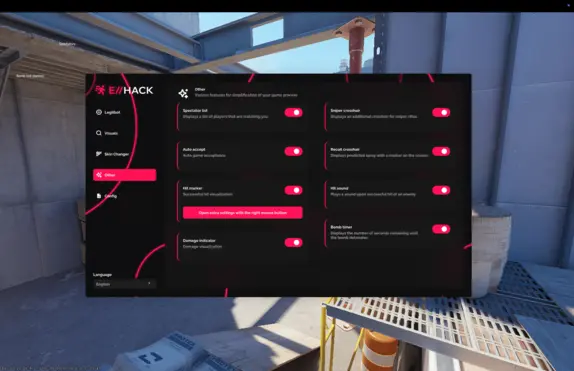 ExHack - CS 2 için ücretsiz hile indir (Skinchanger, Aimbot, Wallhack, CFG)