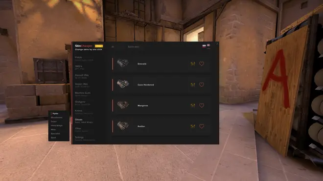 EzChanger - CSGO için bıçak, eldiven ve ajanlar için en iyi ücretsiz skinchanger