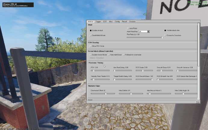 GFusion - CS2外部合法作弊器 (WH, AIM, CFG)
