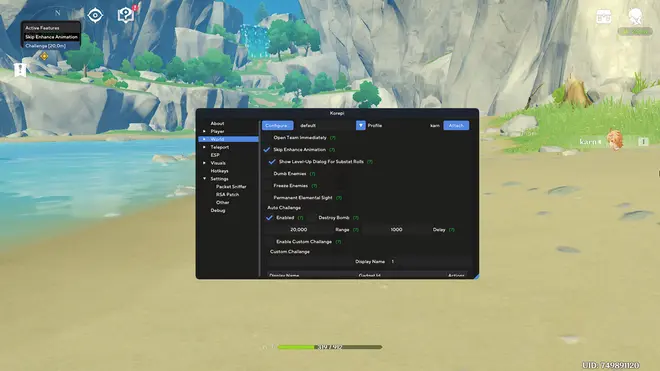 Korepi - first cheat for Genshin Impact