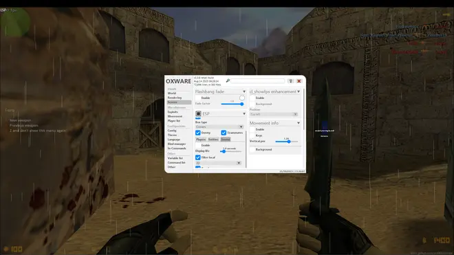 Oxware - Hack de movimiento para CS 1.6 con exploits | steam_legacy - v3266/v4554
