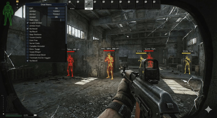 Redline - Hack gratuit indétectable pour Escape from Tarkov avec Wallhack et Triggerbot