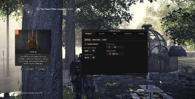 ReflectionLite - cheat internal ringan dan dioptimalkan untuk The Division 2