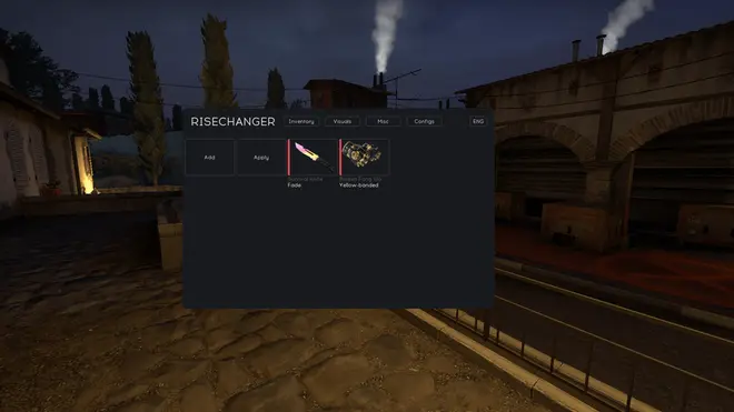 CSGO için bilinen skinchanger - RiseChanger