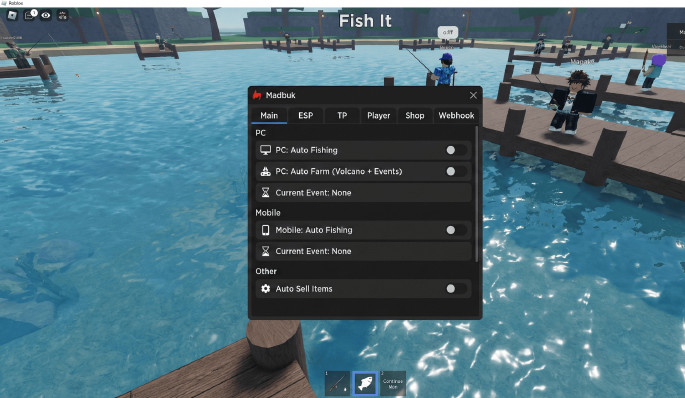 Fish It - Script Roblox gratis (Auto Fish, Auto Sell, Fish ESP)