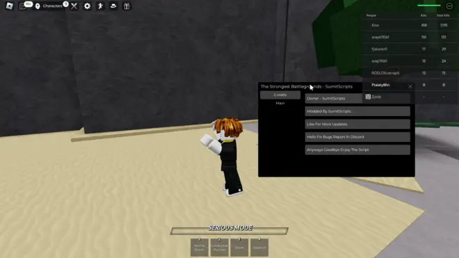 The Strongest Battlegrounds - تنزيل الغش المجاني لـ Roblox (Auto Use Skills، Auto Punch، Auto Hit، Auto Block) | Sumit Scripts - Zxin Hub