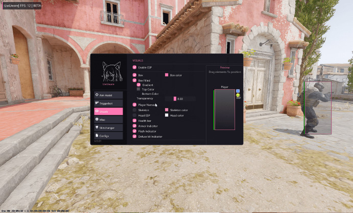UwUware - Simple & Free Internal CS 2 Hack
