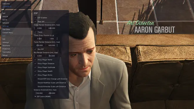 YimMenu - GodMode، Noclip، Freecam عميل مخترق لـ GTA5